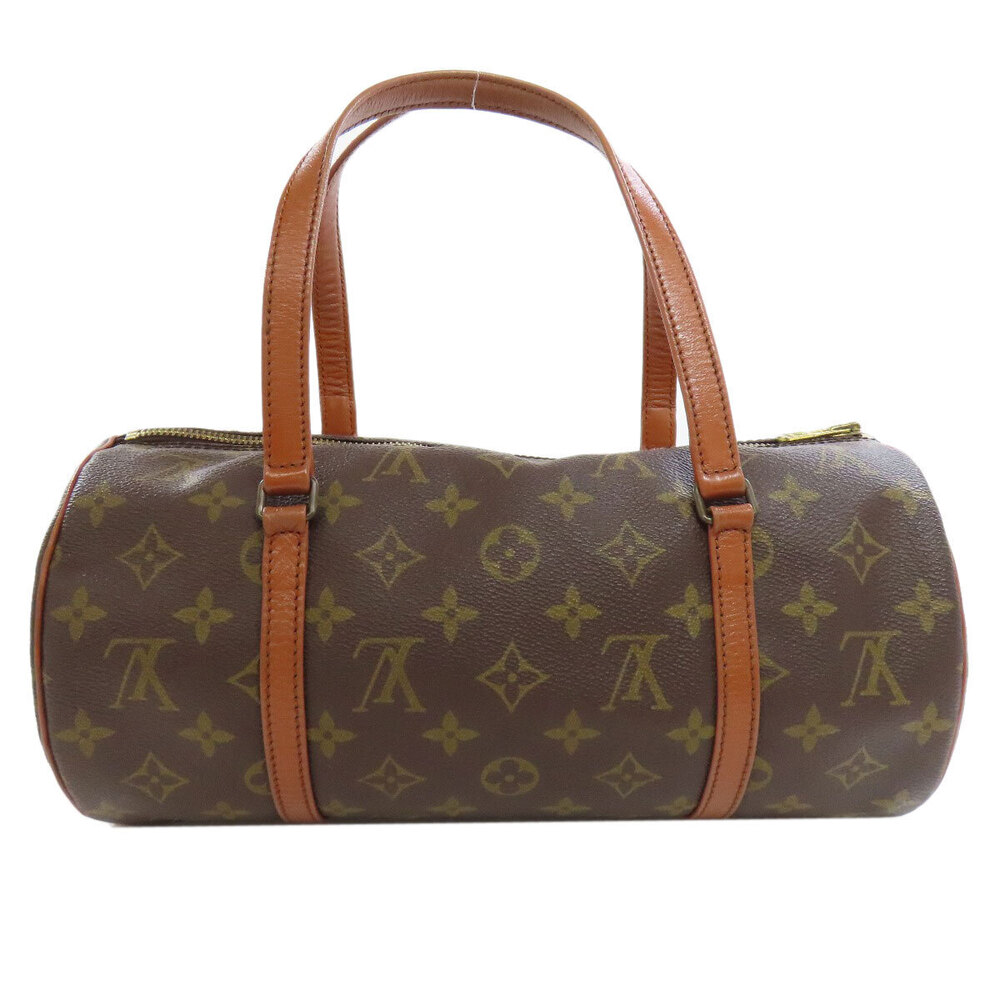 Louis Vuitton Monogram Papillon Canvas Handbag Brown